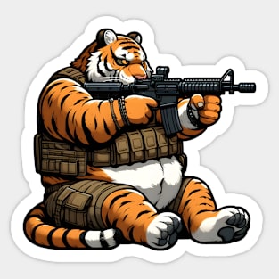 Tactical Tiger Sticker